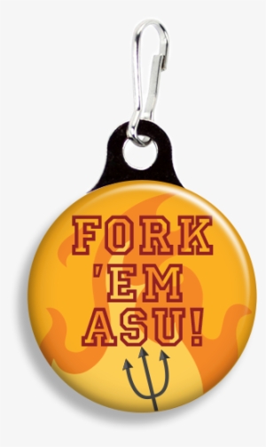 Asu Fork 'em - Geek Chic Tile Coaster