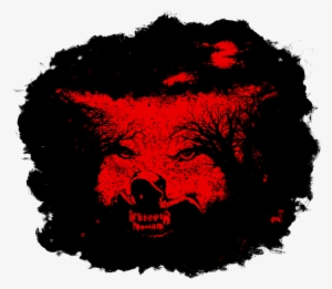 A Cloaked And Hooded Shadowy Figure Lurks Over A Small - Full Moon