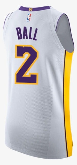 Los Angeles Lakers Lonzo Ball 17-18 Authentic Association - Los Angeles Lakers