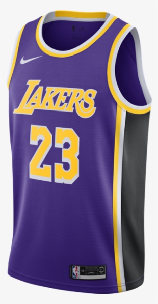 Los Angeles Lakers Lonzo Ball 2018-19 Statement Edition - Lebron Lakers Jersey Purple