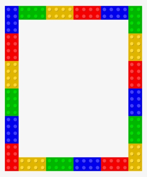 Clipart Black And White Stock Clipart Lego - Lego Border