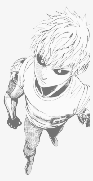 Genos Transparent Black And White Clip Stock - One Punch Man Chica Mosquito Vs Genos