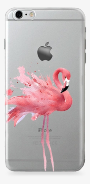 Fundas Para Celular Transparente Flamingo Watercolor - Mickey Mouse