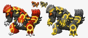 Primal Groudon - Groudon Gen 4 Sprite