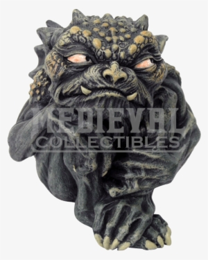 Jealous Gremlin Gargoyle Statue - 3.75 Inch Toad Gargoyle Mythological Creature Statue