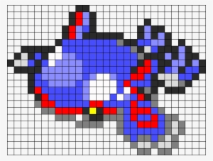 Kyogre Perler Bead Pattern / Bead Sprite - Central City Brewing Co Ltd