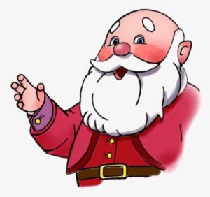 Christmas Santa Face Free Png Image - Santa Claus Draw Character