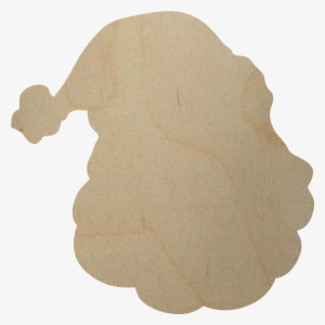 Wooden Santa Face Shape Cutout - Santa Shape