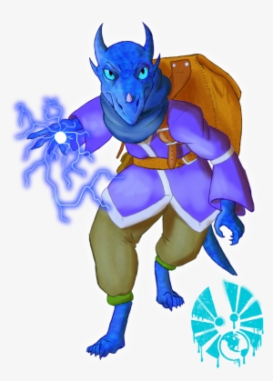 Pathfinder Kobold Sorcerer Azure Crushed-throat - Pathfinder Roleplaying Game