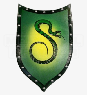 Wooden Slytherin House Shield - Slytherin House