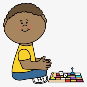 The Dice Game - Boy Playing Game Clipart