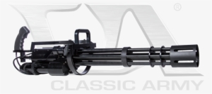 Classic Army M134a Nv Vulcan Airsoft Minigun With Barrel - Airsoft Minigun