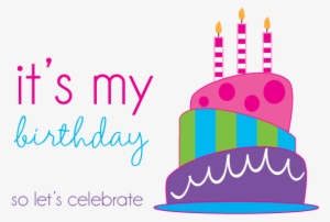 Its My Birthday So Let's Celebrate - Today Is My Birthday Png
