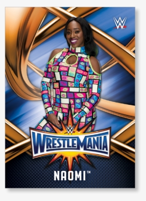 Naomi 2017 Wwe Road To Wrestlemania Wrestlemania 33 - 17 Topps Wwe Road To Wrestlemania Hanger Box, Bronze