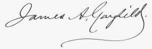 Open - James A Garfield Signature