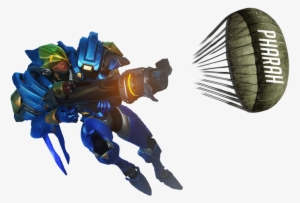 Pharah Shooting A Pharachute - Samsung 22 Inch S22e450dw Led Monitor Black Blk