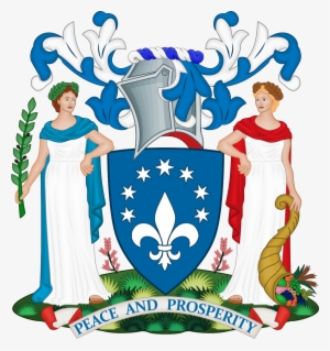 Coat Of Arms Of New Duveland - Victorian Coat Of Arms