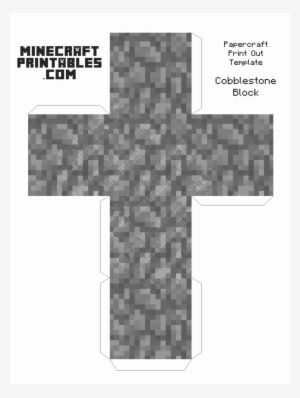 Download Minecraft Printables Papercraft Blocks Clipart - Minecraft Paper Block Template
