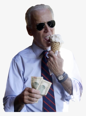 Joe Biden Eating Ice Cream