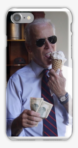 Joe Biden Ice Cream Iphone 7 Snap Case - Joe Biden Eating Ice Cream