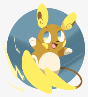 Alolan Raichu Is So Cute With Its Surfing And Its Tan - Cartoon