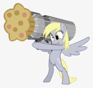 Derpy - Derpy Hooves With A Muffin