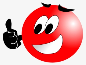 Smiley Clipart Red - Red Smiley Face Clip Art