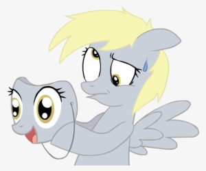 Macflash2, Derpygate, Derpy Hooves, Female, Mare, Mask, - Cartoon