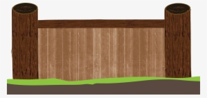 A Wood Wall, On A Flat Surface - Log Clipart