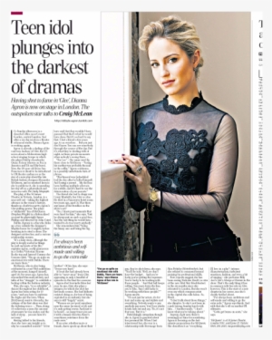 Ddizzle-agron Dianna On The Daily Telegraph - Dianna Agron