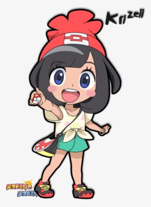 Sun And Mun Female Protagonist By Krizeii - Sun Moon Female Protagonist