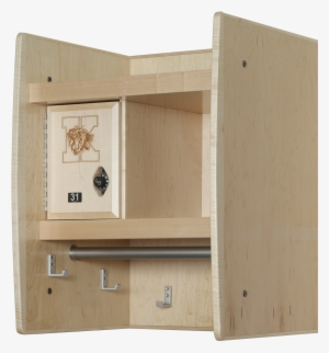Wall Mount Wood Sports Locker - Locker