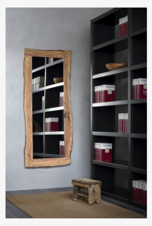 Solid Wood Wall Mirror - Mirror