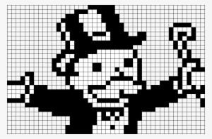 Monopoly Man Pixel Art - 880x581 PNG Download - PNGkit