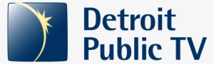 Dptv Horizontal Logo Color, Blue - Detroit Public Tv Logo
