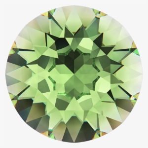 Swarovski 1088 Xirius Pointed Back Chaton Ss29 Peridot - Green Swarovski Crystal