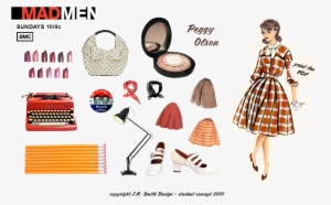 Mad Men Peggy Olson Paper Doll Paper Doll By J - Mad Men Paper Dolls