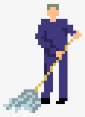 Janitor - Pixel Art