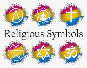 An Assortment Of Various Religious Symbols In Pansexual - Pansexual Pride Buddhist Lotus Throw Blanket