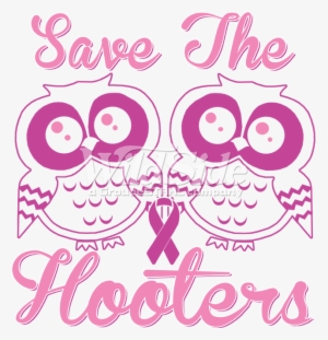 Save The Hooters - Save The Hooters Breast Cancer Awareness Shirt Pink