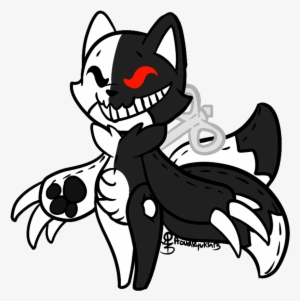 Monokuma Locket Fox Raffle Image Royalty Free Stock - Monokuma Fox