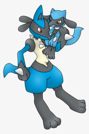 Lucario And Riolu By Xstrawberry-queenx On Deviantart - Pokemon Lucario And Riolu
