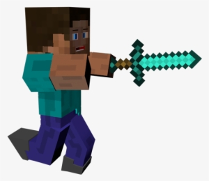 Iron Steve Minecraft Skins - Minecraft Diamond Sword
