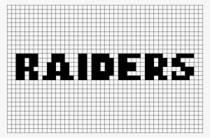 Oakland Raiders Pixel Art