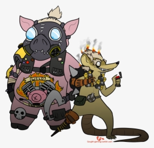 Overwatch Junkrat Roadhog Junkrat And Roadhog Blizzard - Roadhog And Junkrat Fanart
