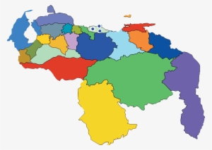 Mapa Venezuela Png - Vector Mapa De Venezuela Png