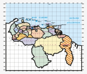 Mapa Politico De Venezuela Vector Logo - Creative Arts