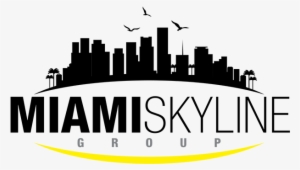Miami Skyline Real Estate - False Wall Decals Vinyl Decal Sticker Miami Usa Landscape