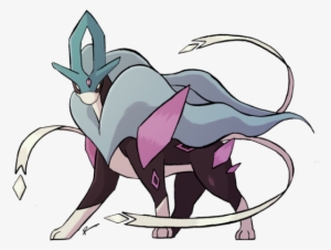 Pokémon X And Y Mammal Vertebrate Cartoon Fictional - Pokemon Suicune Mega Evolution