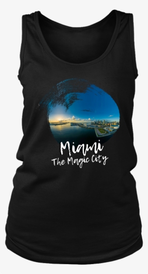 Miami The Magic City Skyline Love Country Women's Tank - T-shirt